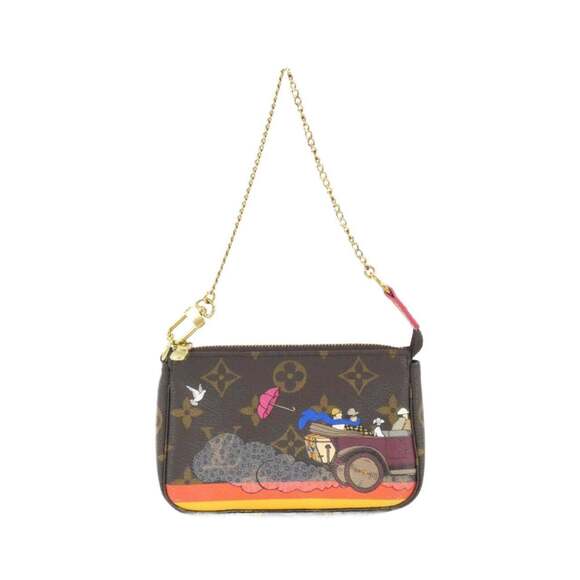 LOUIS VUITTON Brown Monogram Pochette Pouch